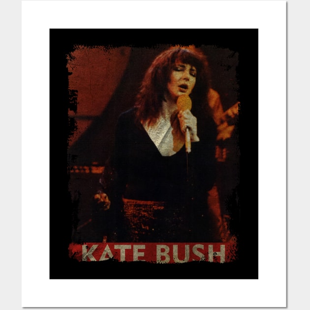 TEXTURE ART- Kate Bush - RETRO STYLE Wall Art by ZiziVintage